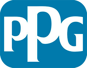 Logo PPG. El color es importante, igualarlo con el color original de los principales fabricantes de coches es básico para realizar una reparación perfecta.